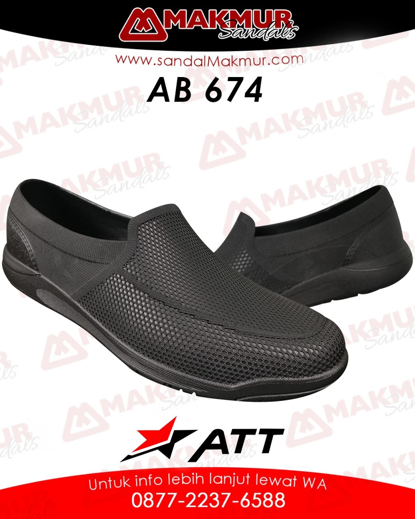 ATT AB 674 [Hitam] (39-42)