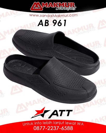 [ATT0352] ATT AB 961 [Hitam] (39-42)