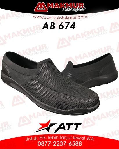 [ATT0358] ATT AB 674 [Hitam] (39-42)