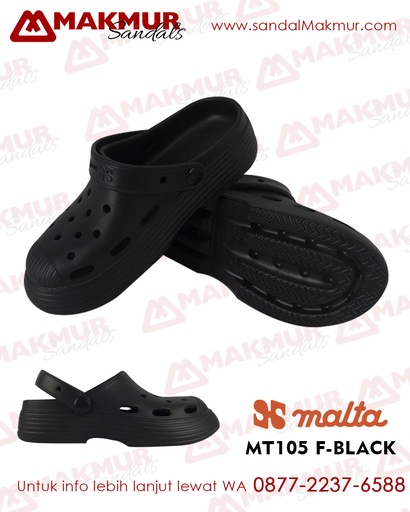 [MLT0004] Malta MT105F-Black (36-41)