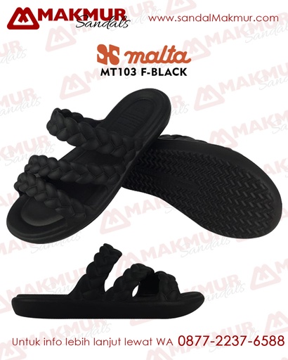[MLT0010] Malta MT103F-Black (36-41)