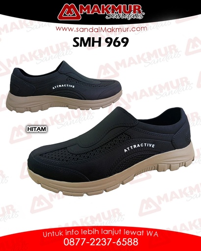 [ATT0386] ATT SMH 969 [Hitam] (40-43) 